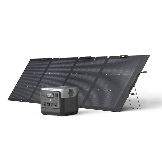 Generador solar EF ECOFLOW RIVER 2 Pro 768 Wh con panel de 220 W