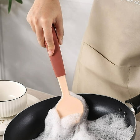 

hard bristle crevice cleaning brush Multipurpose Faucet Household Dishwashing Brush POTS And Pans Silicone Cleaning Sink Stove Long Handle Kitchen