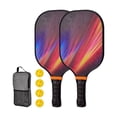 thumbnail image 4 of Pickleball Paddles Pickleball Racquets Includes 2 Rackets 4 Pickleballs Comfort Grip Professional Pickle Ball Racket for Kids Style M, 4 of 8