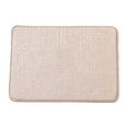 thumbnail image 3 of 2Pcs Highly Absorbent Microfiber Dish Drying Mat, Fast Drying Kitchen Counter Mat for Dishes Pots, Reusable Washable Drainer Pad, 12X16In (Beige1), 3 of 5