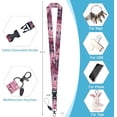 thumbnail image 5 of MaxxMarket Cute Cat Lanyard for ID Badges, Retractable Badge Holder Reel with Detachable Vertical Card Holder, Kawaii Japanese Dessert Name Tags Gifts for Teachers, Nurses, Office Women, 5 of 12