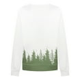 thumbnail image 5 of Honeeladyy Clearance under 5$ Fall Winter Girls World's Tree Farm Christmas Tree Pattern Print Sweatshirt Casual Cozy Long Sleeve Graphic Pullover Tops, 5 of 9