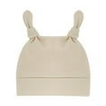 thumbnail image 1 of 0-12 Months Baby Beanie Double Tails Stretchy Spring Autumn Single Layer Lightweight Warm Infant Cap Hat for Party, 1 of 10