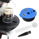 thumbnail image 5 of Cápsula de Café Cápsula de Doble Capa Filtro Fácil Limpieza con Cepillo Juego Cápsula de Café con Cucharas Padfilter Cápsulas Soporte para Máq 180ml Macarena Vaina de cápsulas reutilizables, 5 of 8