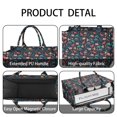 thumbnail image 4 of Large Capacity Tote Bag,DarkBlue Colorful Dinosaurs Pattern Handbag Fashion Luxury Tote Bag,15.7"x13"x 5.1" Inches,Laptop Compatible, 4 of 6