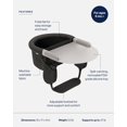 thumbnail image 3 of Silla Hook-On Lalo The Hook-On Chair con bandeja y reposapiés 17 kg, 3 of 7