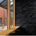 thumbnail image 4 of S4Sassy 3D Stone Tile Texture Tile Wallpaper- Commercial Space Wall Covering, 25" X 240" Self-Adhesive Textured Vinyl Wallpaper, Decorative Wallwrap, Diy Wall Covering For Retail, Office Spaces- Gray, 4 of 8