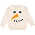 thumbnail image 2 of Inktastic Snowman Face Toddler Sweatshirt, 2 of 4