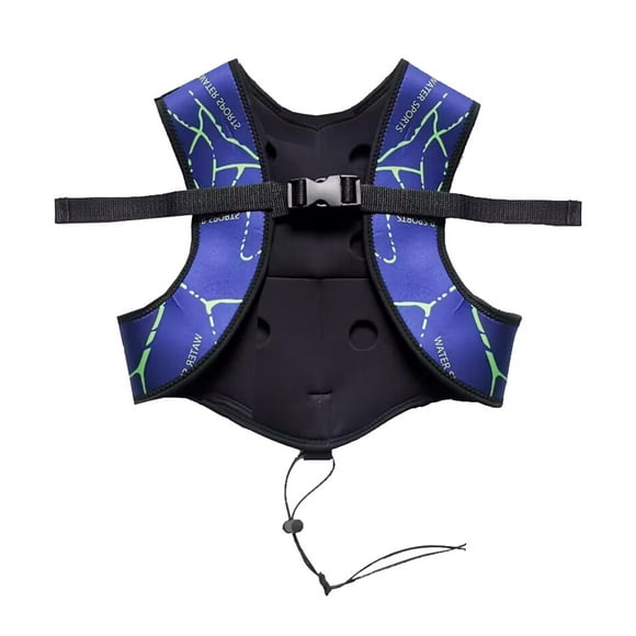 Chaleco de peso Zulema para buceo profesional L, neopreno, 6 bolsillos colgantes