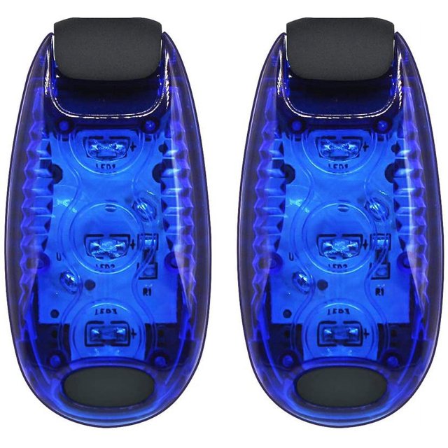 Luz de seguridad LED de 2 piezas, luz trasera de seguridad brillante para bicicleta, 3 modos, luz trasera LED para bicicleta, los mejores accesorios de alta visibilidad, azul