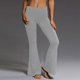 thumbnail image 4 of Pantalones de mujer de cintura alta y pernera acampanada: color liso, estilo informal/deportivo, tejido resistente para el uso diario, talla real, lavado a máquina delicado., 4 of 7