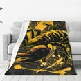 thumbnail image 1 of Fotbe Urban Graffiti Scorpion Illustration Manta de Franela Acolchonada con Estampado, Súper Suave y Esponjosa, Extra Grande para Sofá, Cama, Uso Todo el Año-80"x60", 1 of 7