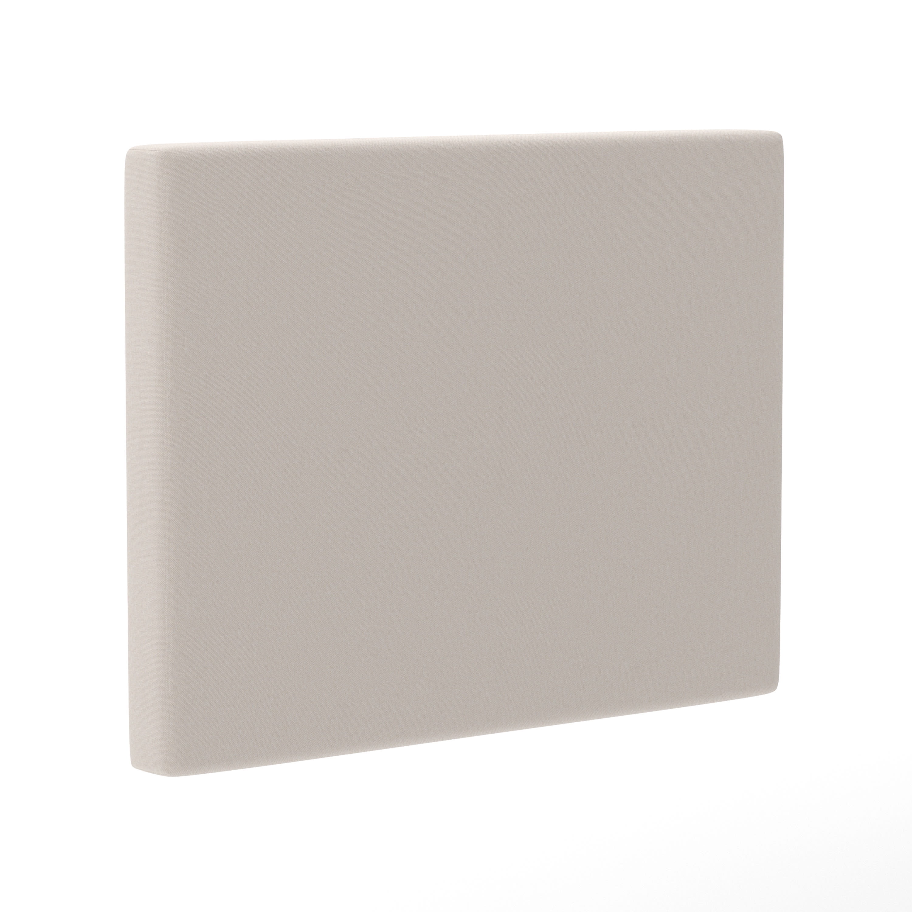 Merrick Lane Beige Faux Linen Twin Headboard with Stylish Upholstery, Dual Hanging Options, Charging Station with 2 Outlets, USB Port, USB-C Port