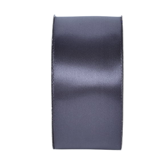 Hello Hobby 1.5" Dark Gray Satin Ribbon, 4 Yards