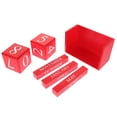thumbnail image 2 of EXHUMKY Exhumky Elegant Red Perpetual Calendar for Home and Office Daily Use 2Pcs, 2 of 6