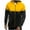 Yellow_17f#825, variant on Mens Zip Up Sports Hoodies Color Block Long Sleeve Winter Fleece Coat with Zipper Pockets Casual Loose Fit Athletic Sweatshirts Jacket Yellow M