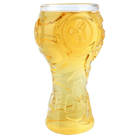 World-Cup Design Glass Cup Drinking Glasses Glassware Drinkware Transparent Personality Heat Resistant for Beer Wine All