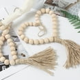 thumbnail image 6 of Masteelf 1 String Wooden Bead Curtain Tiebacks Curtain Holders Curtain Ties Balcony Decor, 6 of 8