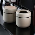 thumbnail image 4 of Minkissy Reusable Plastic Desk Trash Can with Clamshell Lid for Bathroom Or Office Use, 4 of 8