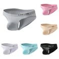 thumbnail image 5 of Ana Men-Sexy Brief Low Waist Ice Silk Underwear Bikini Thongs Panties Underpants New, 5 of 9