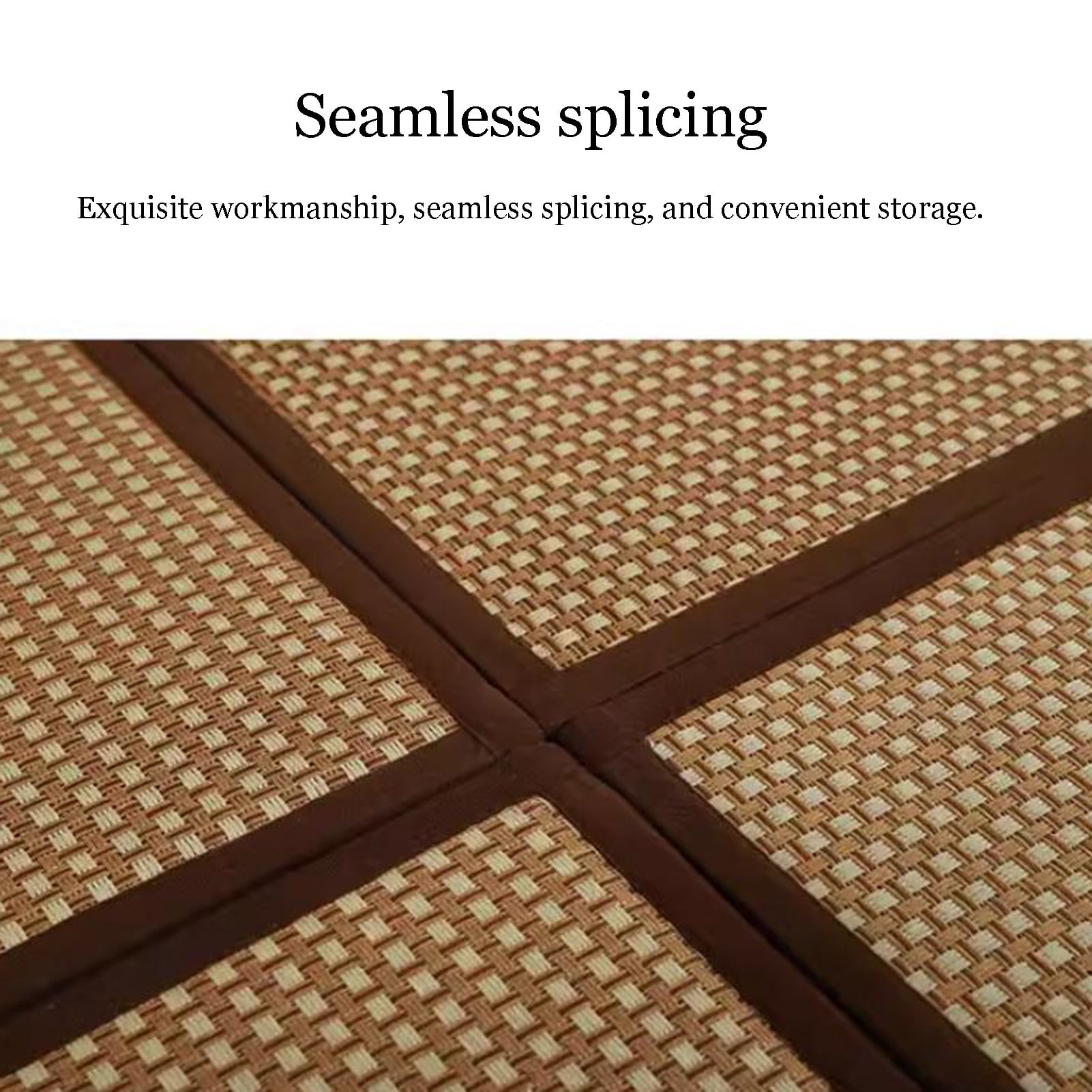 Traditional Japanese tatami mat, non-slip carpet underlay, crawling mat, play mat for living room, playroom, bedroom