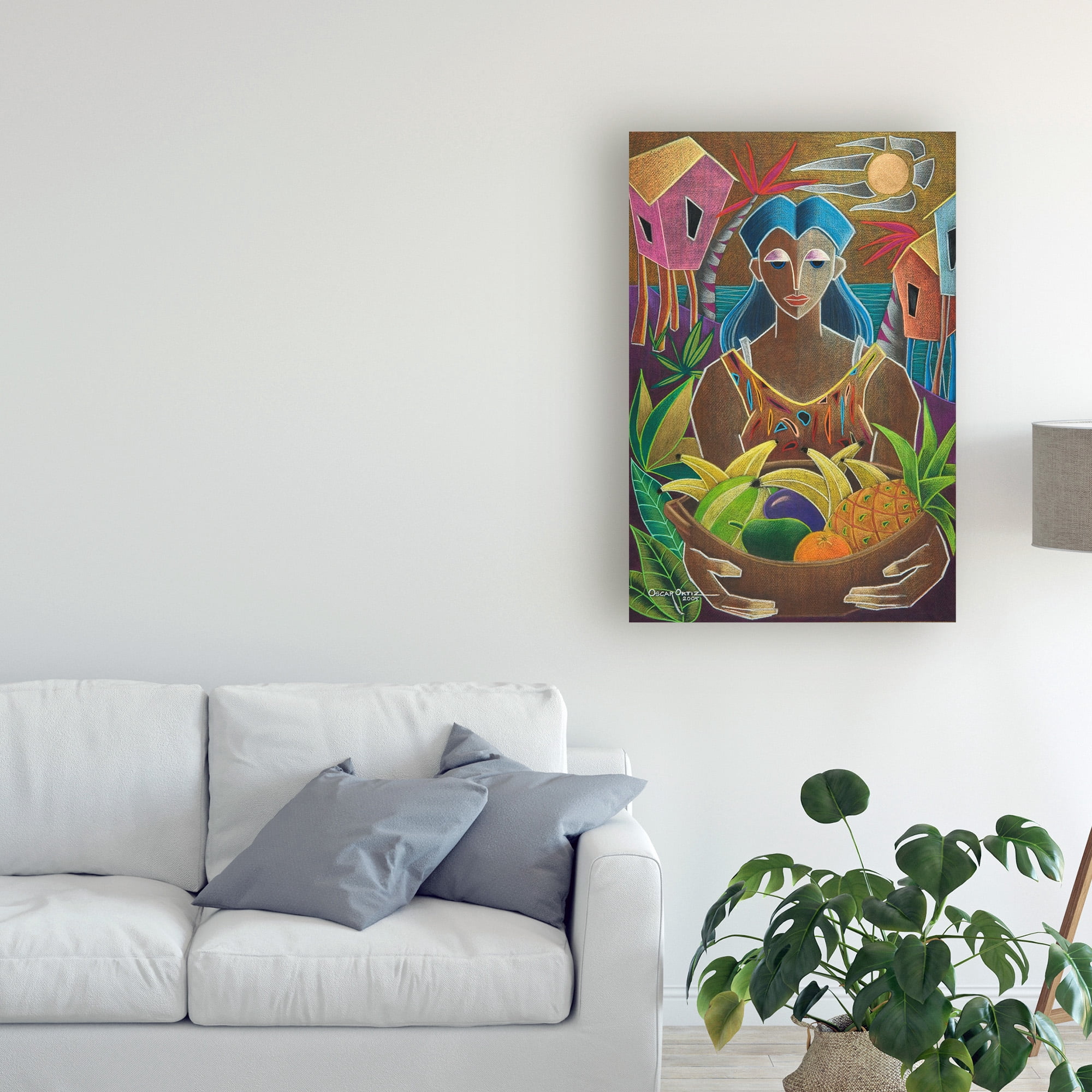 Trademark Fine Art 'Offerings From Our Land' Canvas Art by Oscar Ortiz
