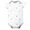 thumbnail image 2 of Hudson Baby Cotton Bodysuits 6pk, Star And Moon, 12-18 Months, 2 of 7