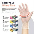 thumbnail image 3 of Fit Meal Prep Gloves Disposable Latex Free Medium Powder Free Glove Food Prep Gloves for Kitchen, Bathroom, Household, Gardening (Medium, 1000 Pack), 3 of 7