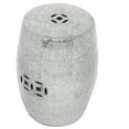 thumbnail image 4 of 18" Silver Crackle Garden Stool, 4 of 7