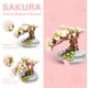 thumbnail image 2 of Mini Ladrillos Sakura Bonsai Modelo Flor de Cerezo Planta en Maceta Árbol Kit de Bloques de Construcción 426 PCS, Mini Partícula Simulación Flor Colección Botánica, 2 of 5
