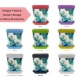 thumbnail image 2 of HemaKayy Decorative Planter Pot Set - Perfect for Small Plants - Colorful Design With Drainage Hole - Ideal for Home and Garden Decor - Set of 8 - Unique Marble Texture, 2 of 6