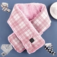 thumbnail image 2 of PONPRNGY USB Heated Neck Wrap – Rechargeable Cordless Heated Scarf with 3-Level Heat, Washable Neck Heating Pad for Comfortable Warmth, Plush Electric Scarf for Women & Men, 2 of 2
