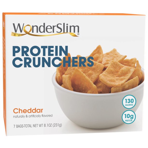 WonderSlim High Protein Cracker Chips, Cheddar 10g