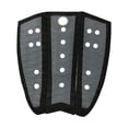 thumbnail image 3 of Almohadilla de ón para tabla de surf ligera de 3 uds, alfombrilla de agarre para cubierta de acolchado de surf, almohadilla de cola profesional Baoblaze Almohadilla de tracción para tablas de surf, 3 of 8
