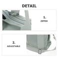 thumbnail image 3 of KALLORY Tote De Lona Con Asas Para Hombro Y Y Funcional, 3 of 6