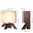 thumbnail image 5 of Wooden Folding Book Lamp, R-shaped Led Book Light, Usb Rechargeable Table Lamp, Bedside Lamp, Book Light Beautiful Decorative Lamps For Kids Parents H, 5 of 5