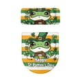 thumbnail image 4 of HELLHERO Clover and Frog Pattern Toilet Seat Lid Cover & Toilet Lid Covers with Adjustable Polyester for Easy Care, Stretch Fit, 4 of 7