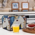 thumbnail image 6 of Uemuo Starry White Horse Print Toaster Cover 4 Slice, Small Kitchen Appliance Covers, Toaster Oven Cover with Loop, Bread Machine Cover Dust Cover Protection, 6 of 7