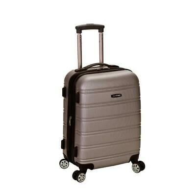 Melbourne 20" Expandable Abs Carry On, Silver