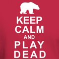 thumbnail image 3 of CafePress - Keep Calm And Play Dead Dark T Shirt - Men's Classic Graphic Cotton T-Shirt, 3 of 4