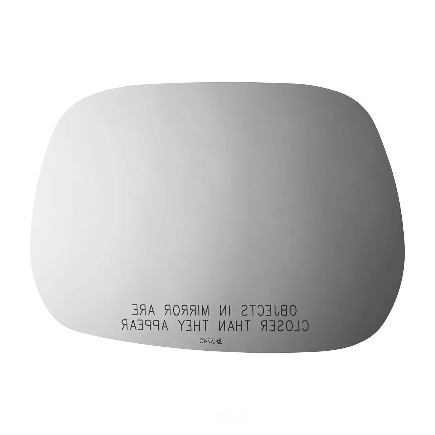 Burco Side View Mirror Replacement Glass - Clear Glass - 3740