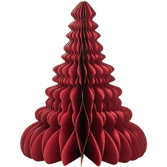 1pc Honeycomb Paper Christmas Tree Reusable Christmas Decorations Table Home Decor Tree Christmas Tree Ornaments Folding DIY Christmas Tree Pendant