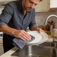 thumbnail image 3 of 100 Percent Cotton Waffle Weave Kitchen Dish Cloths Set, Ultra Soft Absorbent Quick Drying Dish Towels 11. x 11. Inches for Cleaning Drying Home Kitchen Use, 3 of 3