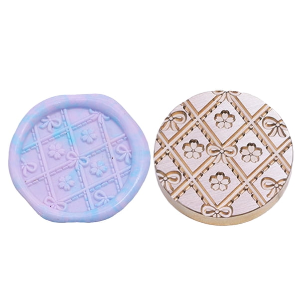 Cabeza De Sello Cabeza de cobre de 25 mm Cabeza de cera de esmalte vintage clásico para tarjeta de boda (30) Tmvgtek Libre de BPA