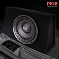 thumbnail image 6 of Pyle Slim Subwoofer Box System 500 Watts High Powered 10-inch Woofers with a Non-Pressed Paper Cone, 6 of 7