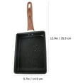thumbnail image 2 of OULII 1Pcs Nonstick Tamagoyaki Pan Iron Frying Pan for BBQ Cooking, 2 of 8