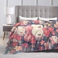 thumbnail image 5 of Hello Kitty Throw Blanket, Cozy Flannel Blankets For Boys Girls, Super Soft Warm Blanket For Couch Sofa Bed, 5 of 9