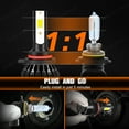 thumbnail image 2 of 9012 LED Headlight Bulbs High&Low Beam White for 2014 2015 Hyundai Tucson, 2 of 9
