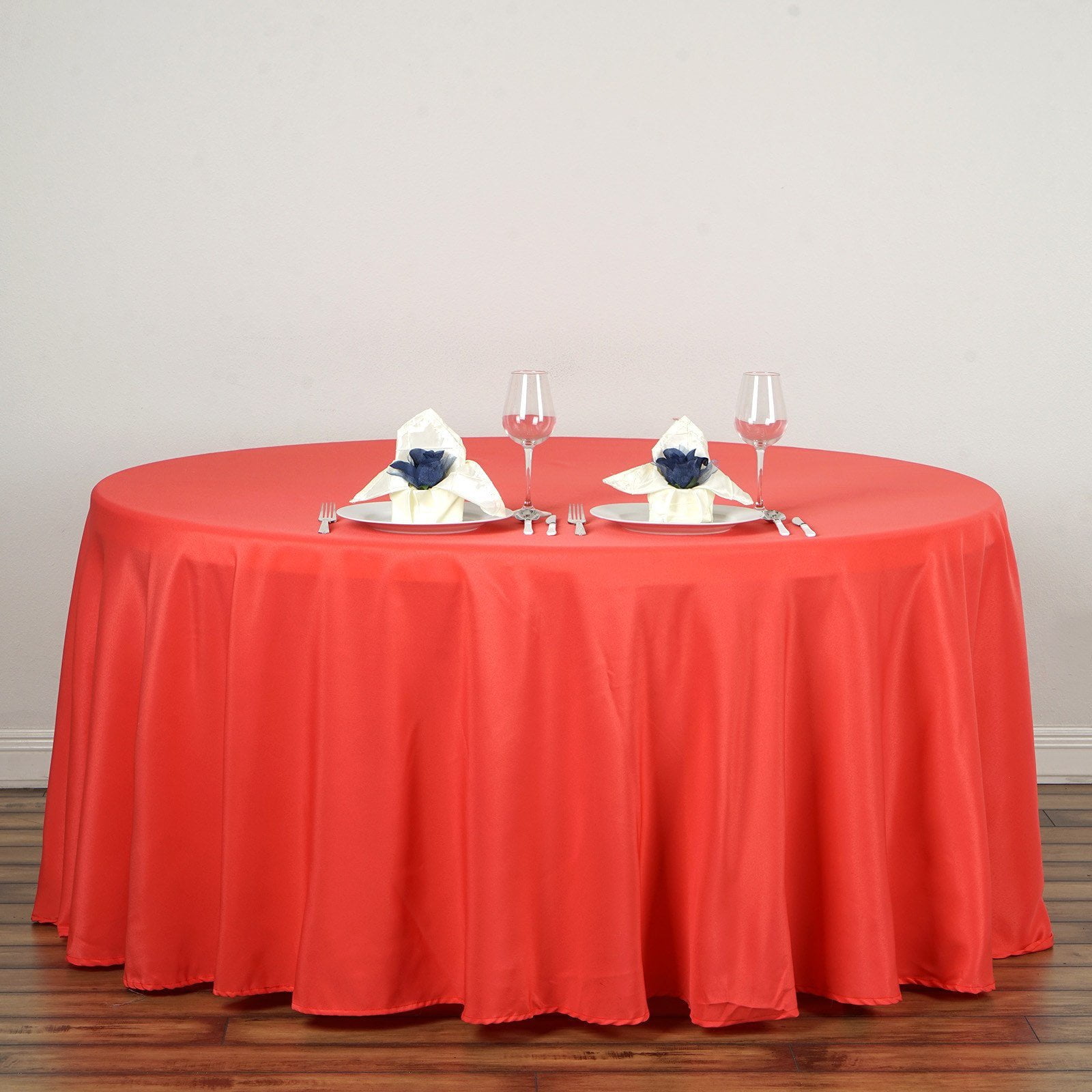 Efavormart 120" Wholesale Round Tablecloth Polyester Round Table Linens