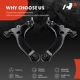 thumbnail image 5 of A-Premium 2PCS Front Lower Control Arm & Ball Joint Compatible with Chevrolet Venture 1997-2005 Buick Century Intrigue Pontiac Grand Prix Saturn Relay K80539 RK80538, 5 of 8